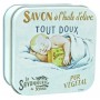 savon en boîte métal, Champ de Lavande van La Savonnerie de Nyons in Parijs bij Soap and the City, zepen, parfums, wierook, k...
