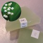 Lily-of-the-Valley, cut soap translucent
