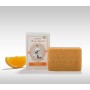 Savon surgras BIO, orange/beurre de karité, 100gr, au lait de chèvre Berthe Guilhem à Paris chez Soap and the City, savons, b...