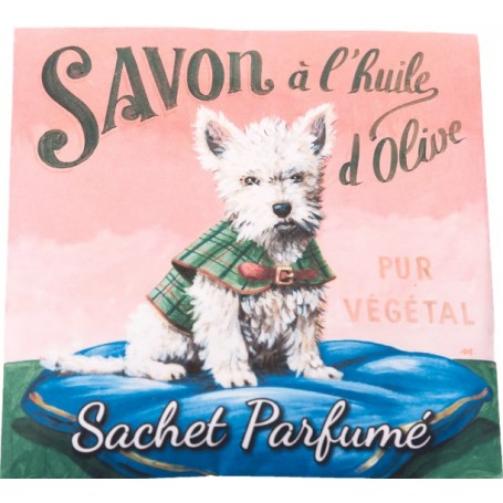 Sachet parfumé Angélique, Chien savon van La Boutique in Parijs bij Soap and the City, zepen, parfums, wierook, kaarzen en kn...